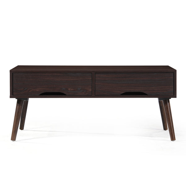 gdf studio Naomi Mid Century Modern Finished Fiberboard Coffee Table