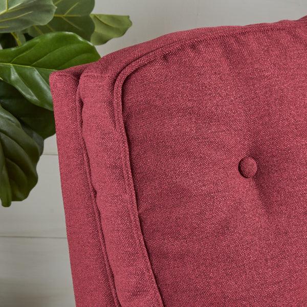 Gdf Studio Nissa Contemporary Button Tufted Push-Back Recliner With Tonal Piping