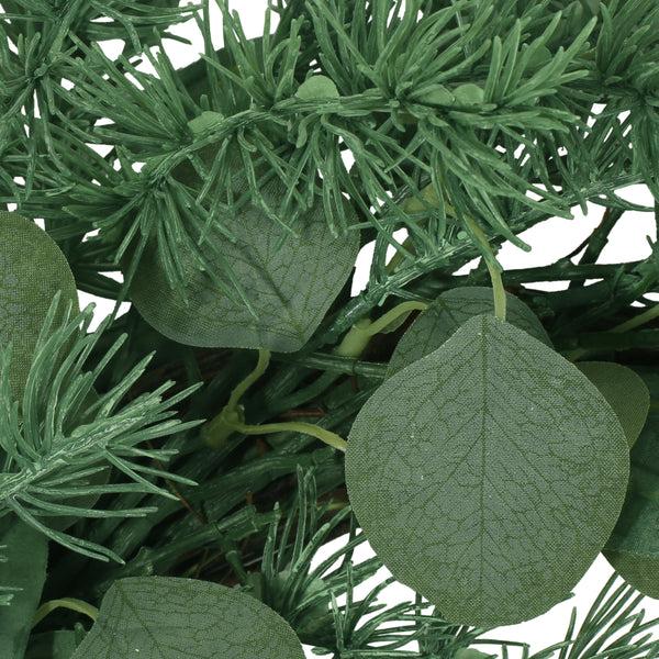 Gdf Studio Nolta 24.5" Eucalyptus And Fir Artificial Wreath Green