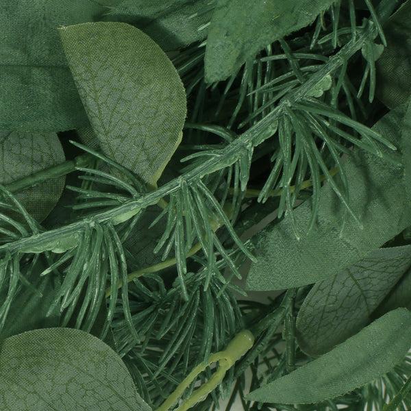 Gdf Studio Nolta 24.5" Eucalyptus And Fir Artificial Wreath Green