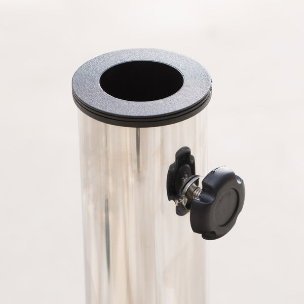 Gdf Studio Norcross 50lbs Stainless Steel Round Umbrella Base