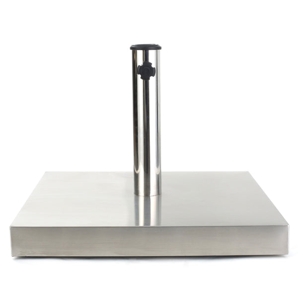 Gdf Studio Norcross 66lbs Stainless Steel Square Umbrella Base
