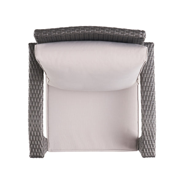 Gdf Studio Norma Outdoor 4 Club Chair Chat Set With Fire Pit