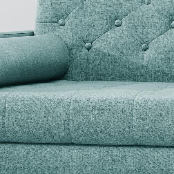 Gdf Studio Nour Mid Century Modern Armchair And A Half