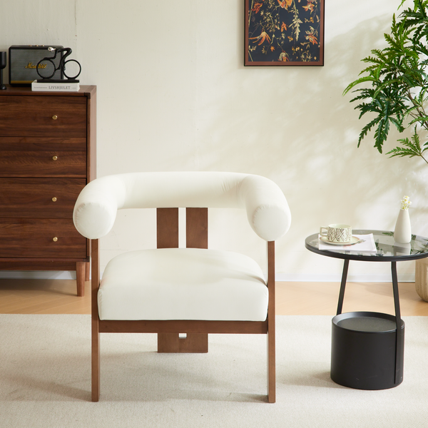 gdf studio Nuvira Modern Upholstered Velvet Accent Arm Chair