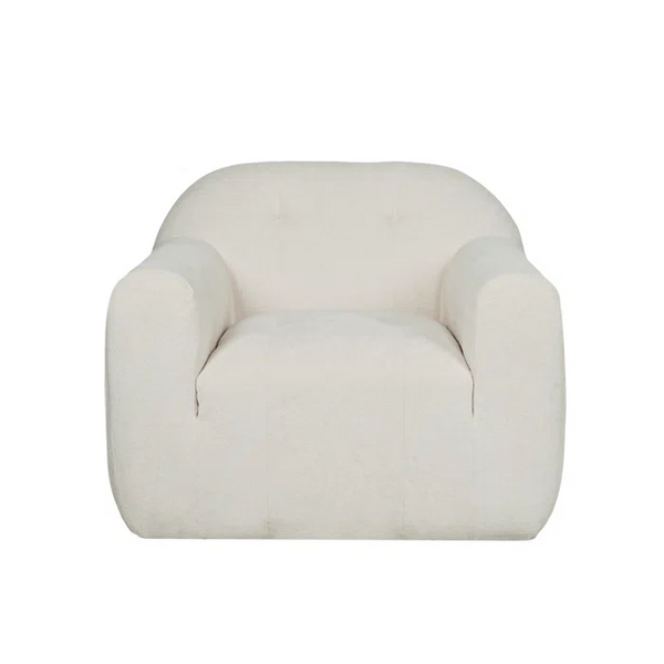 gdf studio Nuvora Modern Velvet Bouclé Fabric Club Chair