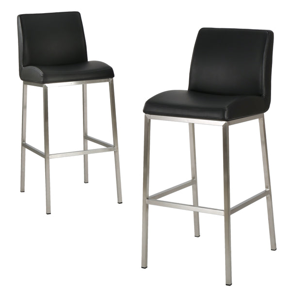 gdf studio October 30-Inch Bonded Leather Barstool (Set of 2)
