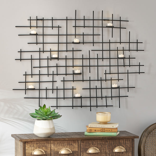 Gdf Studio Offerman Handcrafted Decorative Tealight Wall Sconce
