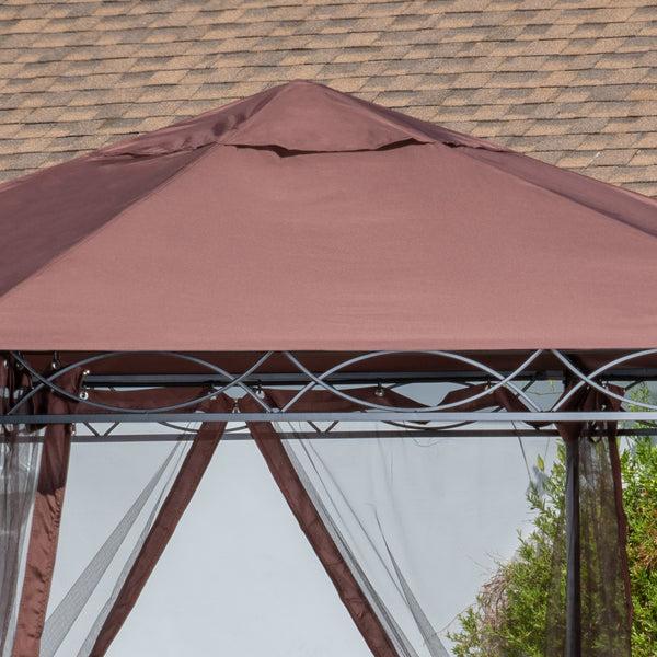 Gdf Studio Olivia Outdoor Mosquito Netting 10 X 10 Foot Gazebo