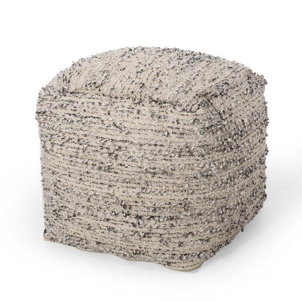 Gdf Studio Osgood Boho Handcrafted Fabric Cube Pouf