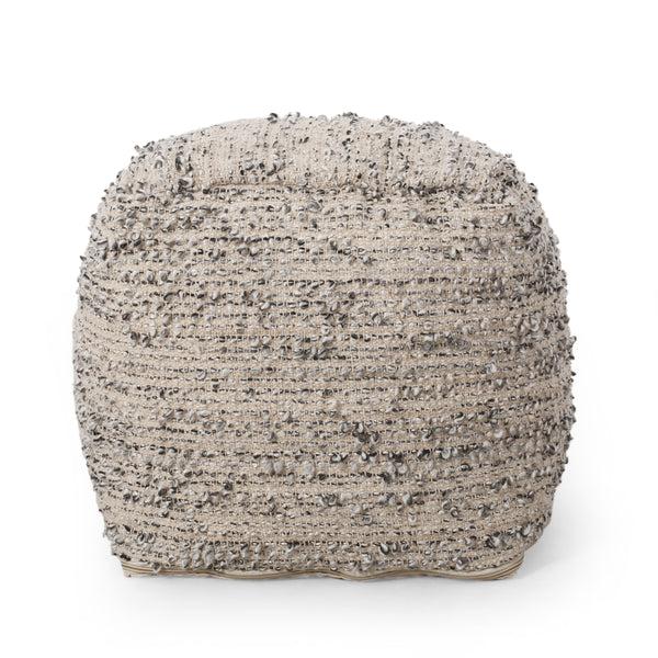 Gdf Studio Osgood Boho Handcrafted Fabric Cube Pouf