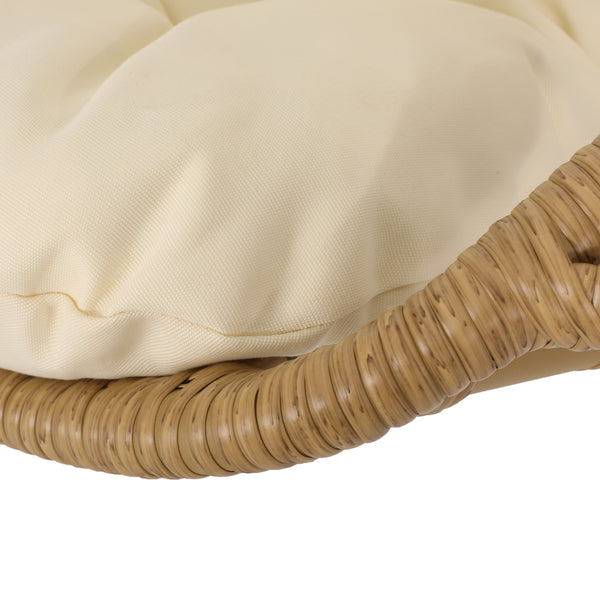 Gdf Studio Ottawa Outdoor Wicker Hanging Nest Chair (No Stand)