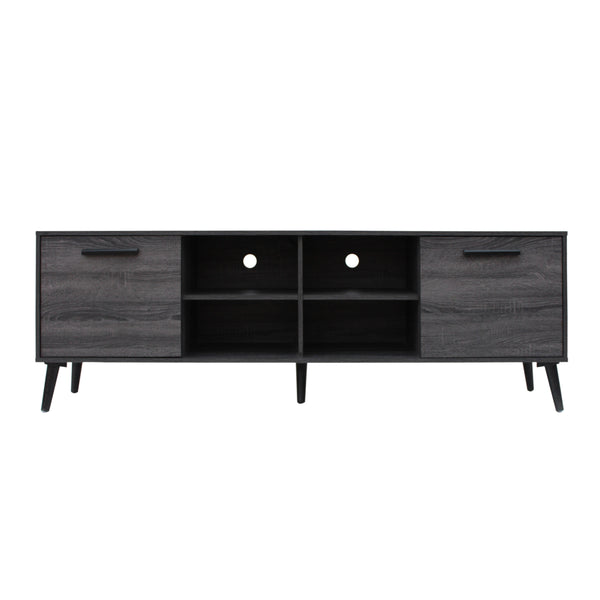 gdf studio Owensmouth Mid Century Modern 2 Cabinets & Shelves TV Stand