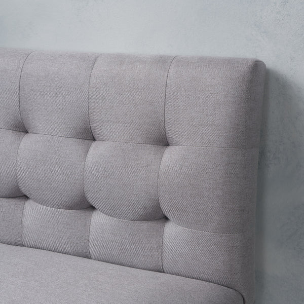 Gdf Studio Paddy Tufted Back Fabric 26-Inch Barstool Bench