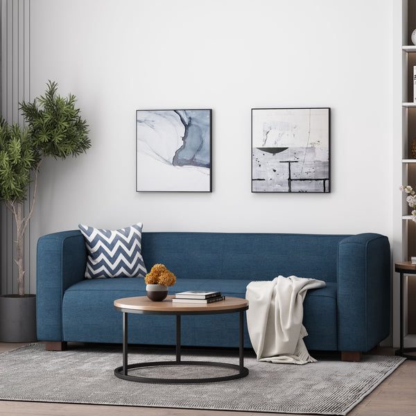 gdf studio Pamsha Contemporary Fabric Upholstered Loveseat