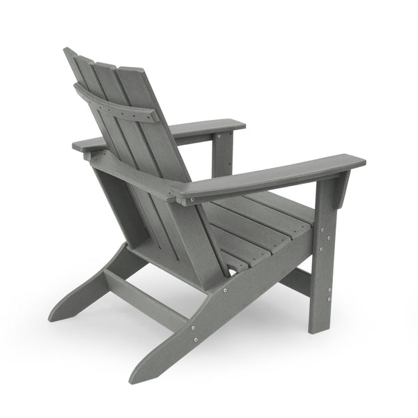 Gdf Studio Panagiota Outdoor Contemporary Adirondack Chair (Set Of 2)
