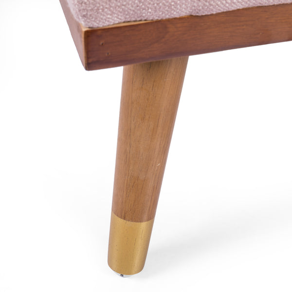 Gdf Studio Pareesa Mid-Century Modern Fabric Chaise Lounge