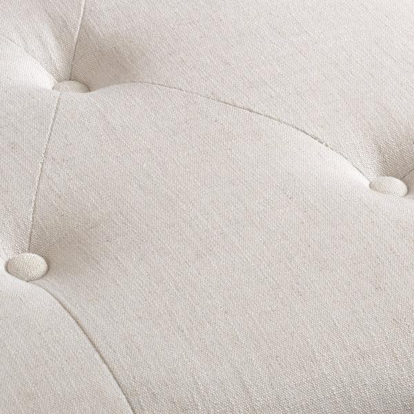 Gdf Studio Parisian Tufted Fabric Square Ottoman Coffee Table