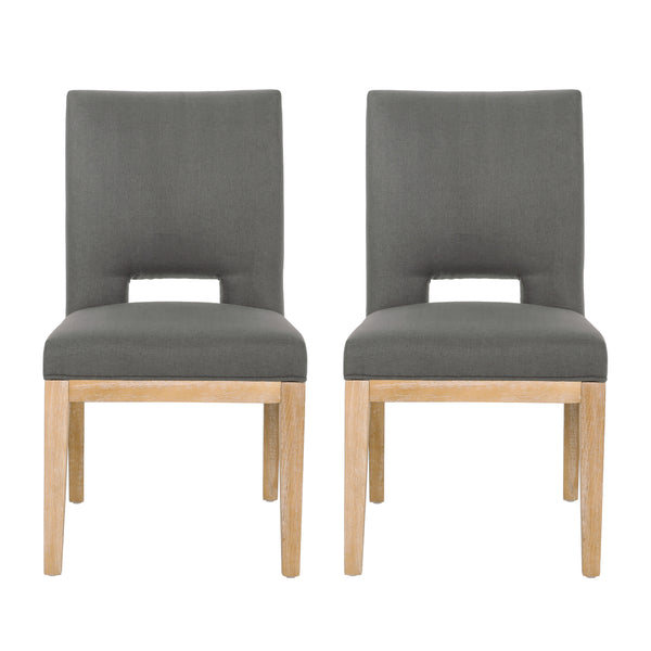 Gdf Studio Parkey Upholstered Dining Chairs Set Of 2