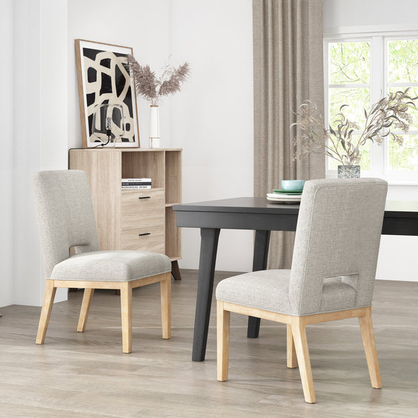 gdf studio Parkey Upholstered Dining Chairs Set of 2