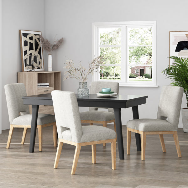 Gdf Studio Parkey Upholstered Dining Chairs Set Of 4