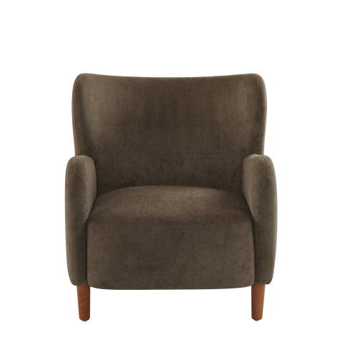 Gdf Studio Parmelar Velvet Upholstered Wingback Club Chair