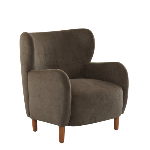 gdf studio Parmelar Velvet Upholstered Wingback Club chair