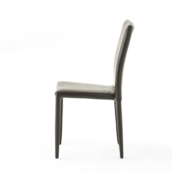 Gdf Studio Pasiara Contemporary Brown Stacking Chairs (Set Of 4)