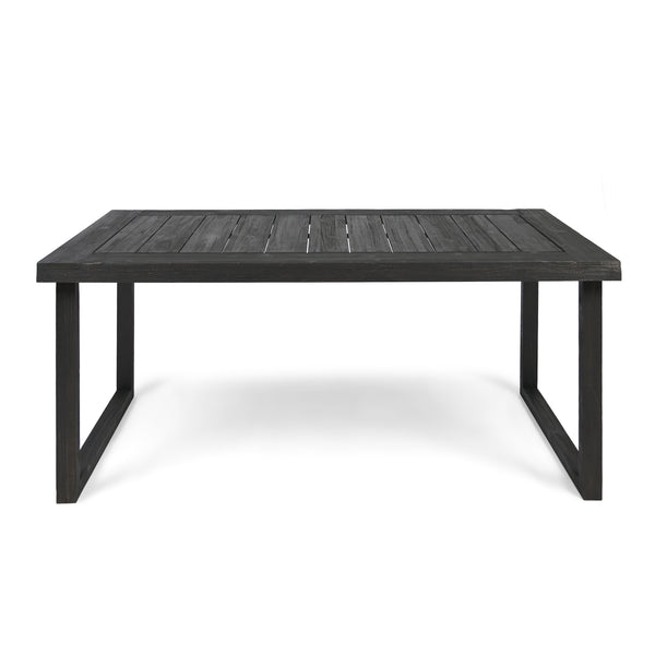 gdf studio Paz Outdoor 69-inch Acacia Wood Dining Table