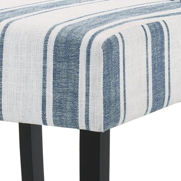 Gdf Studio Percival Contemporary Upholstered Striped Dining Chairs Set Of 2