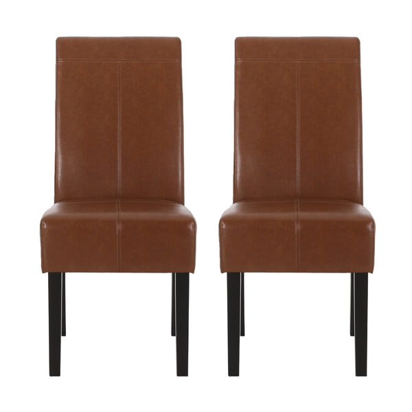 gdf studio Percival Contemporary Upholstered T-Stitch Dining Chairs Set of 2