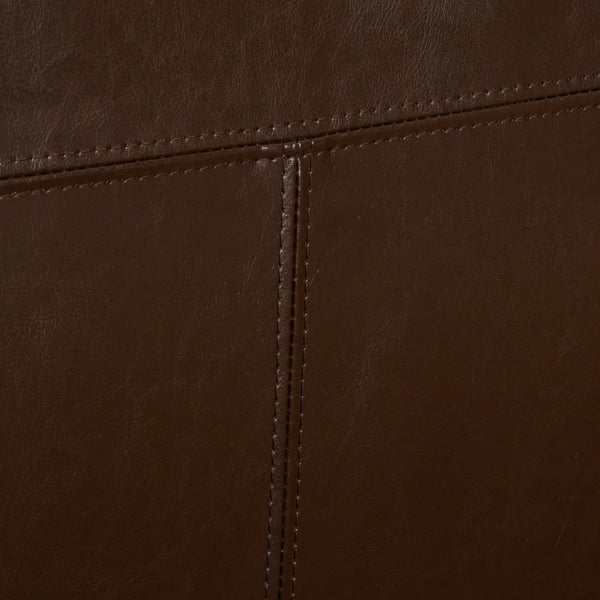 Gdf Studio Percival T-Stitch Bonded Leather Dining Chairs (Set Of 2)