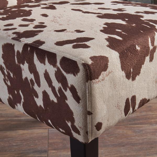 Gdf Studio Pergatta Contemporary Milk Cow New Velvet Dining Chair (Set Of 2)