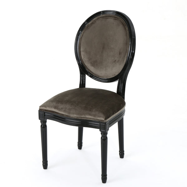 Gdf Studio Phinnaeus Contemporary Velvet Dining Chairs (Set Of 2)