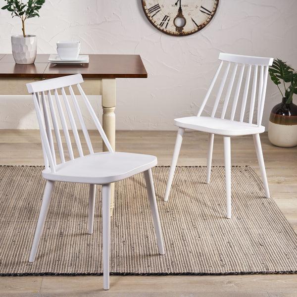 Gdf Studio Phoebe Hume Farmhouse Spindle-Back Dining Chair (Set Of 2)
