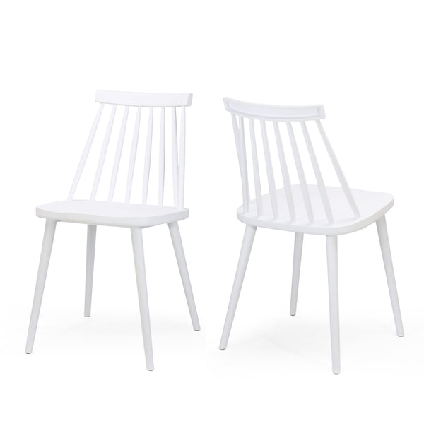 gdf studio Phoebe Hume Farmhouse Spindle-Back Dining Chair (Set of 2)