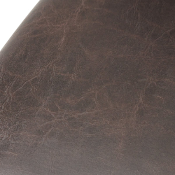 Gdf Studio Pierre Contemporary Button Tufted Brown Leather Backed Barstools