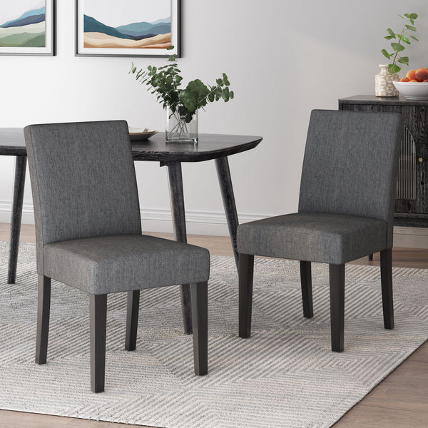 Gdf Studio Pocatello Contemporary Upholstered Dining Chair Set Of 2