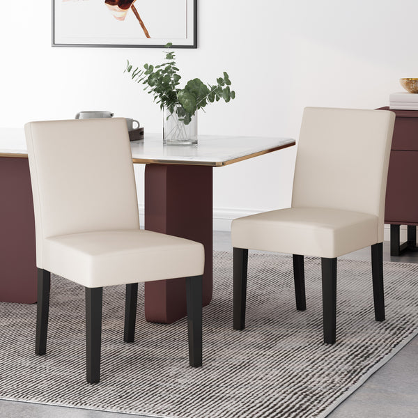 Gdf Studio Pocatello Kuna Contemporary Upholstered Dining Chair Set Of 2