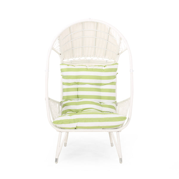 Gdf Studio Primo Outdoor Wicker Freestanding Basket Chair
