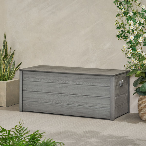 Gdf Studio Purtell Outdoor 150 Gallon Storage Deck Box