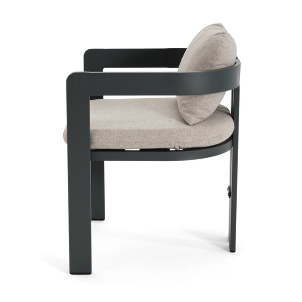 Gdf Studio Quentinn Outdoor Patio Dining Chairs With Cushion Set Of 2