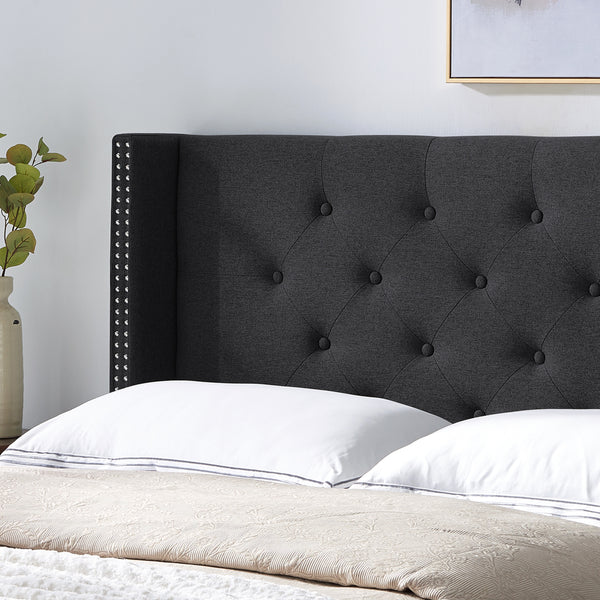 Gdf Studio Ray Contemporary Upholstered Full/Queen Headboard