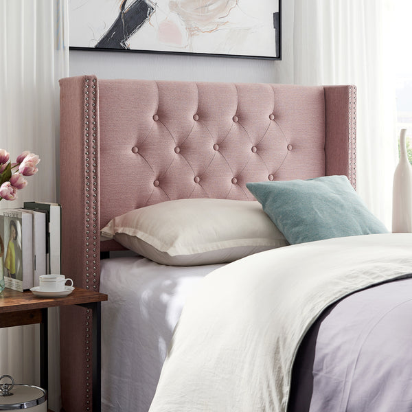 Gdf Studio Ray Contemporary Upholstered Twin Headboard