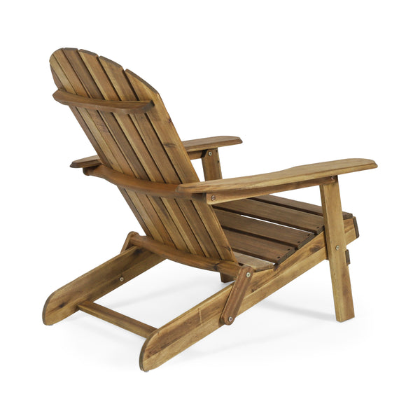 Gdf Studio Reed Outdoor 2 Seater Acacia Wood Chat Set