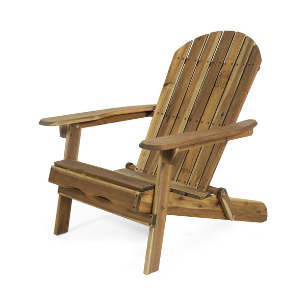 Gdf Studio Reed Outdoor 2 Seater Acacia Wood Chat Set