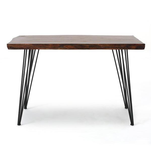 gdf studio Regent Natural Finish Firwood Faux Live Edge Desk