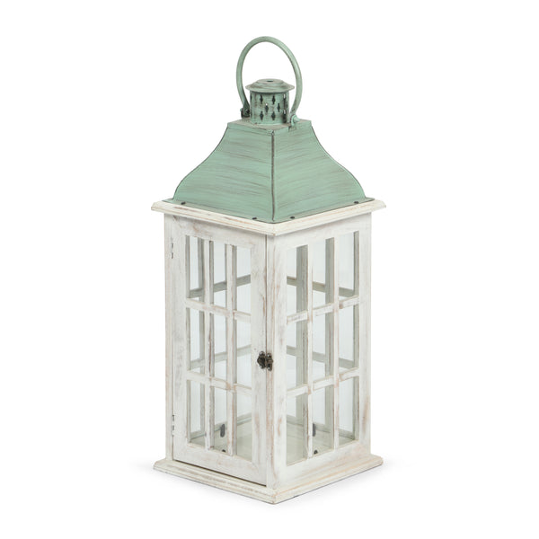 Gdf Studio Reigle Coastal Handcrafted Mango Wood Decorative Lantern