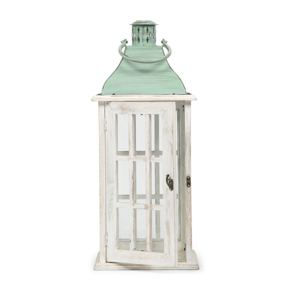 Gdf Studio Reigle Coastal Handcrafted Mango Wood Decorative Lantern