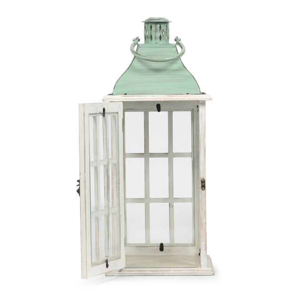 Gdf Studio Reigle Coastal Handcrafted Mango Wood Decorative Lantern